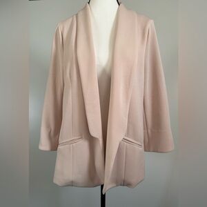 Skies Are Blue Hannah Modal Scuba Soft Pink Blazer